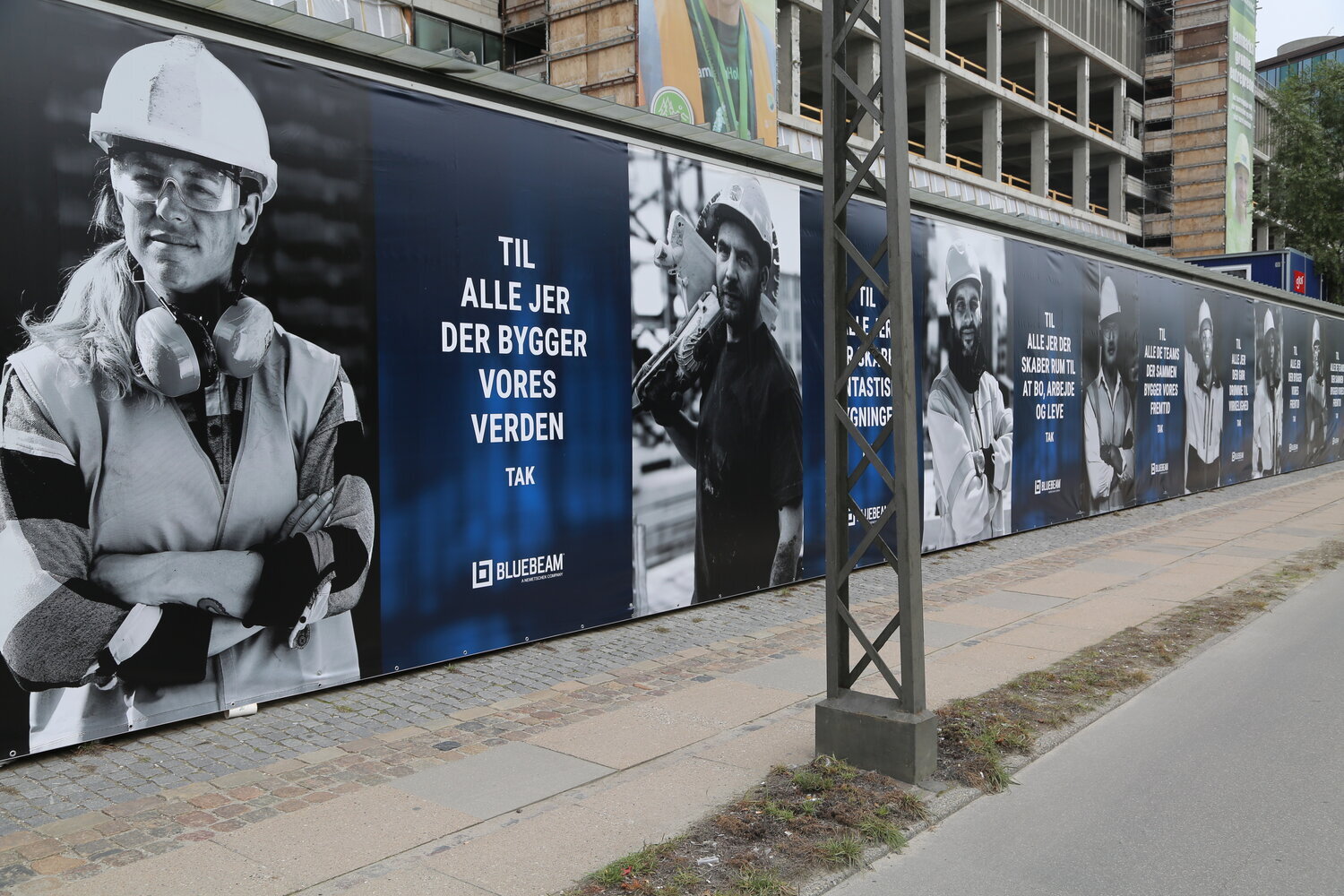 Copenhagen building hoardings