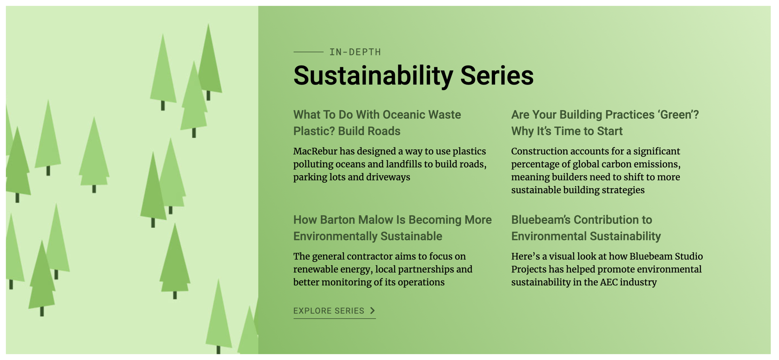 Built UK Sustainability series - detail