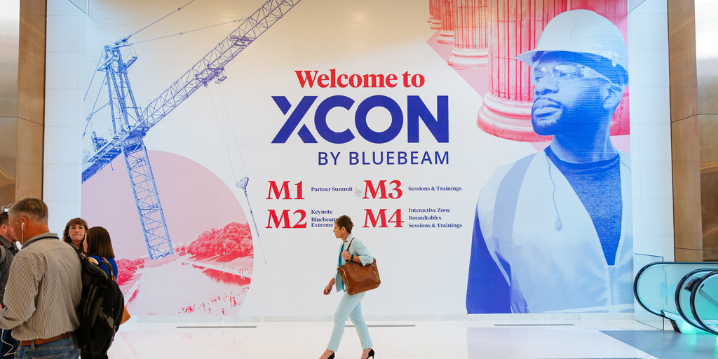 XCON welcome signage