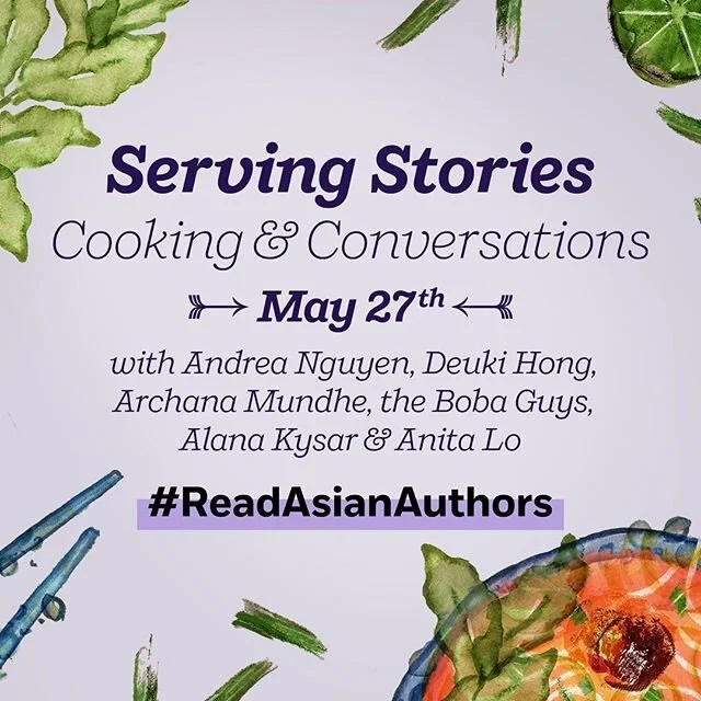 Join the Boba Guys, Archana Mundhe, Andrea Nguyen, Anita Lo, Alana Kysar &amp; Deuki Hong for a night of demos, discussions on identity &amp; more! Moderated by @JennSit. Link in bio! #readasianstories