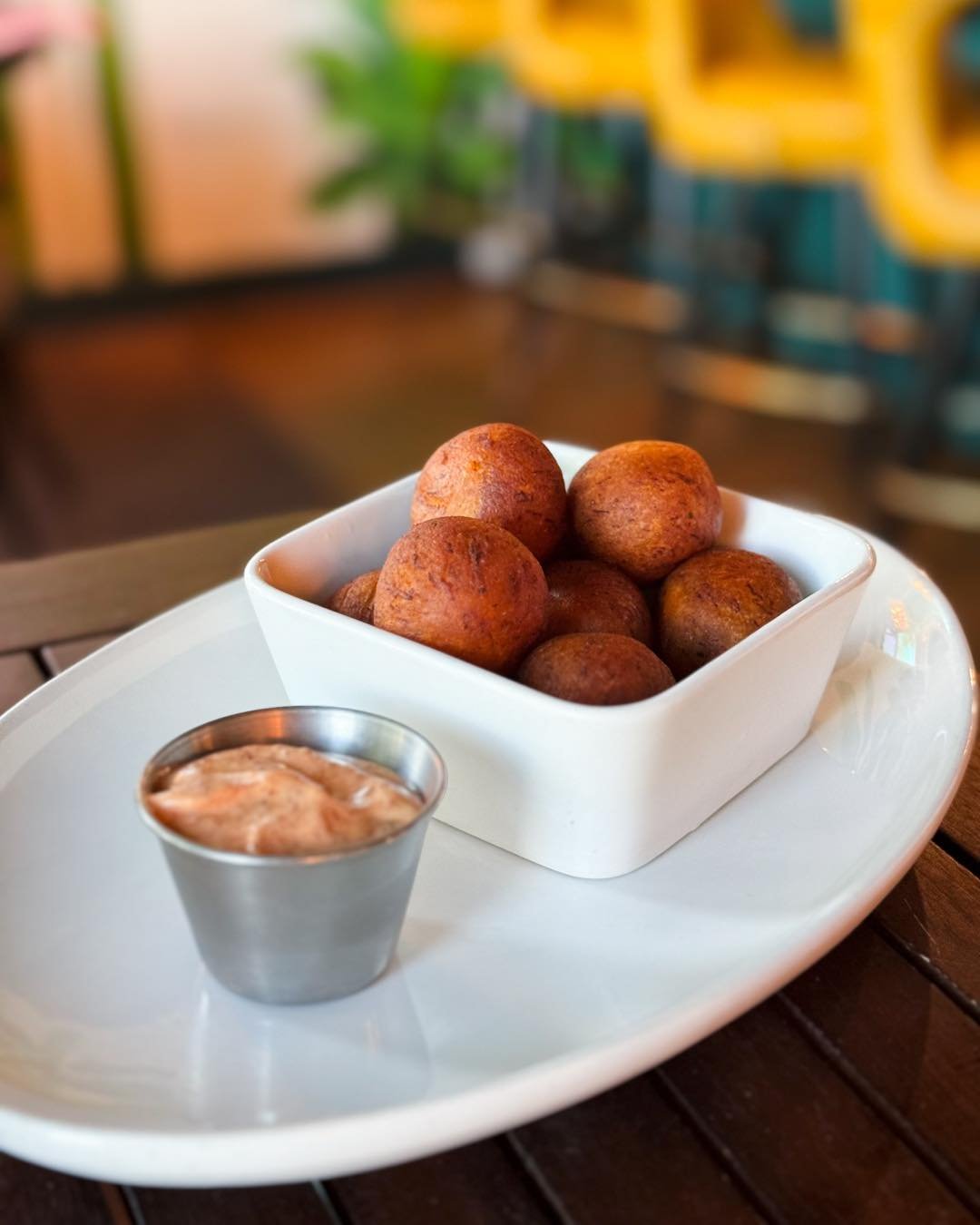 Savor our weekly feature: Fried Picadillo Stuffed Madero Balls, served with zesty aioli. Tag your crew and join us at Pineapple Ink Tavern! 🍴🔥 

#WeeklyFeature #FoodieDelight #PineappleInkTavern