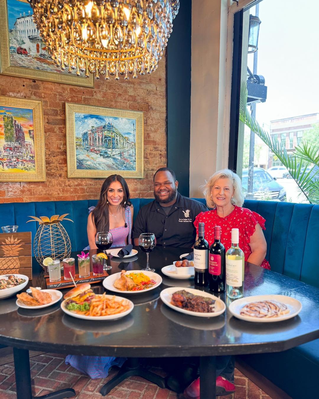 Exciting news! 🎉 We had a blast filming with Ana Christina for Local Living. Our GM and executive chef Juan Jose and FOH manager Miss Hope enjoyed showcasing Pineapple Ink's delicious dishes. Tune in on May 18 to catch the segment and get a taste of