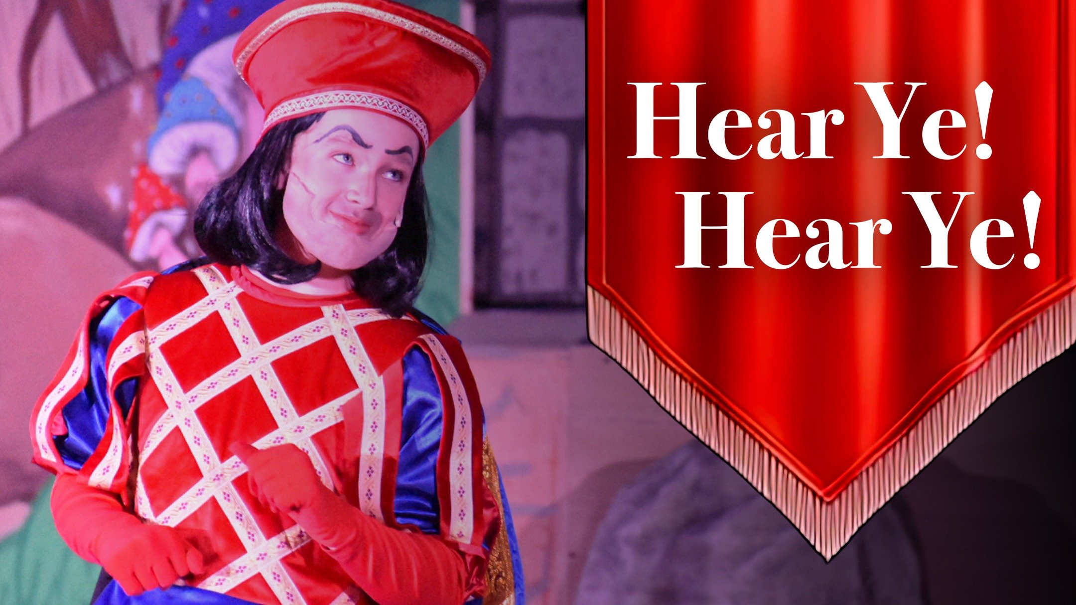 👑 Lord Farquaad Says: Don&rsquo;t Miss SHREK!

By gracious order of Lord Farquaad, all are warmly invited to witness the grand tale of SHREK, THE MUSICAL presented by our amazing Junior High Drama Club!

Curtains go up at 7PM TONIGHT ~ FRIDAY 5/9 an