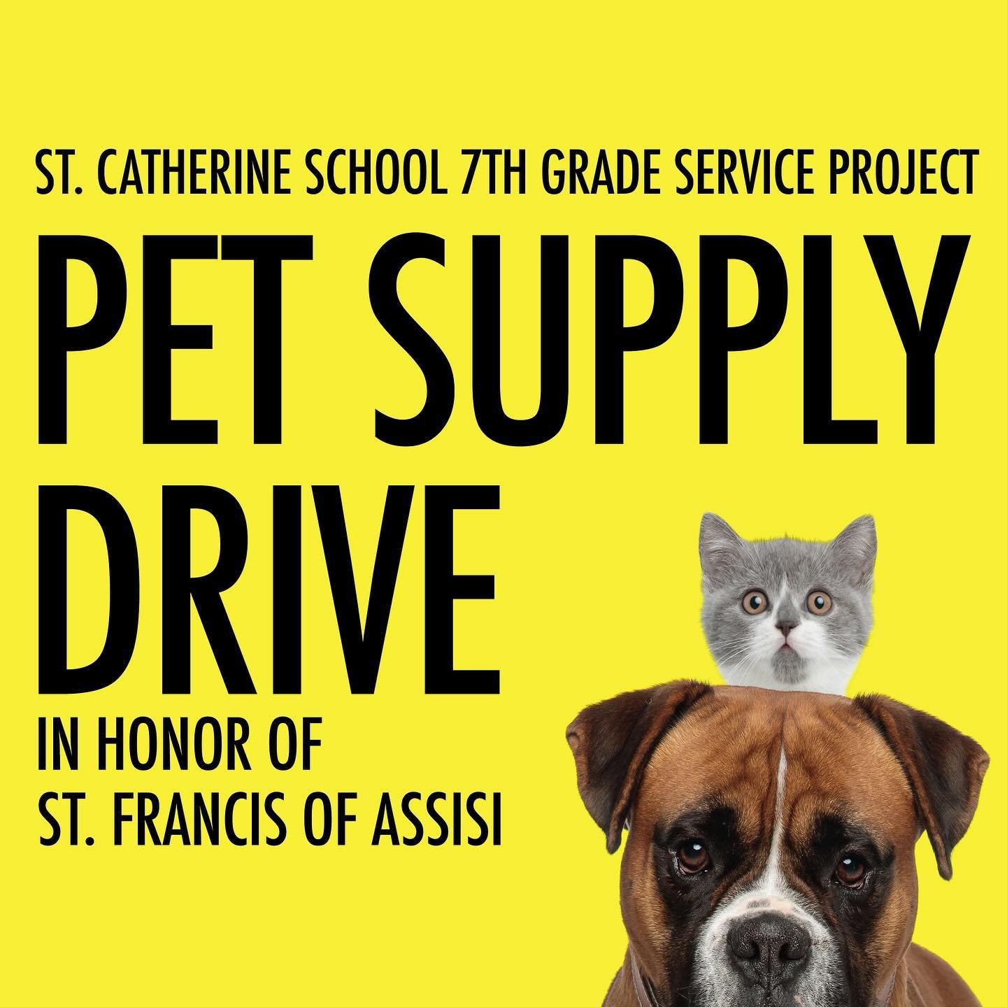 Join our 7th Graders in supporting their Pet Supply Drive for Santa Clara Animal Services and Reach Out. We welcome towels, blankets, bedding (esp cat beds), leashes and collars in all sizes, dog dishes, animal crates, dog and cat food and toys! All 