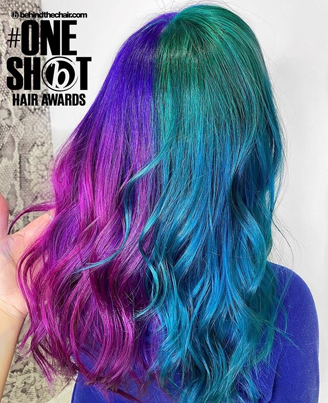 Color by @kristina.d.beauty 💜💚💙💕