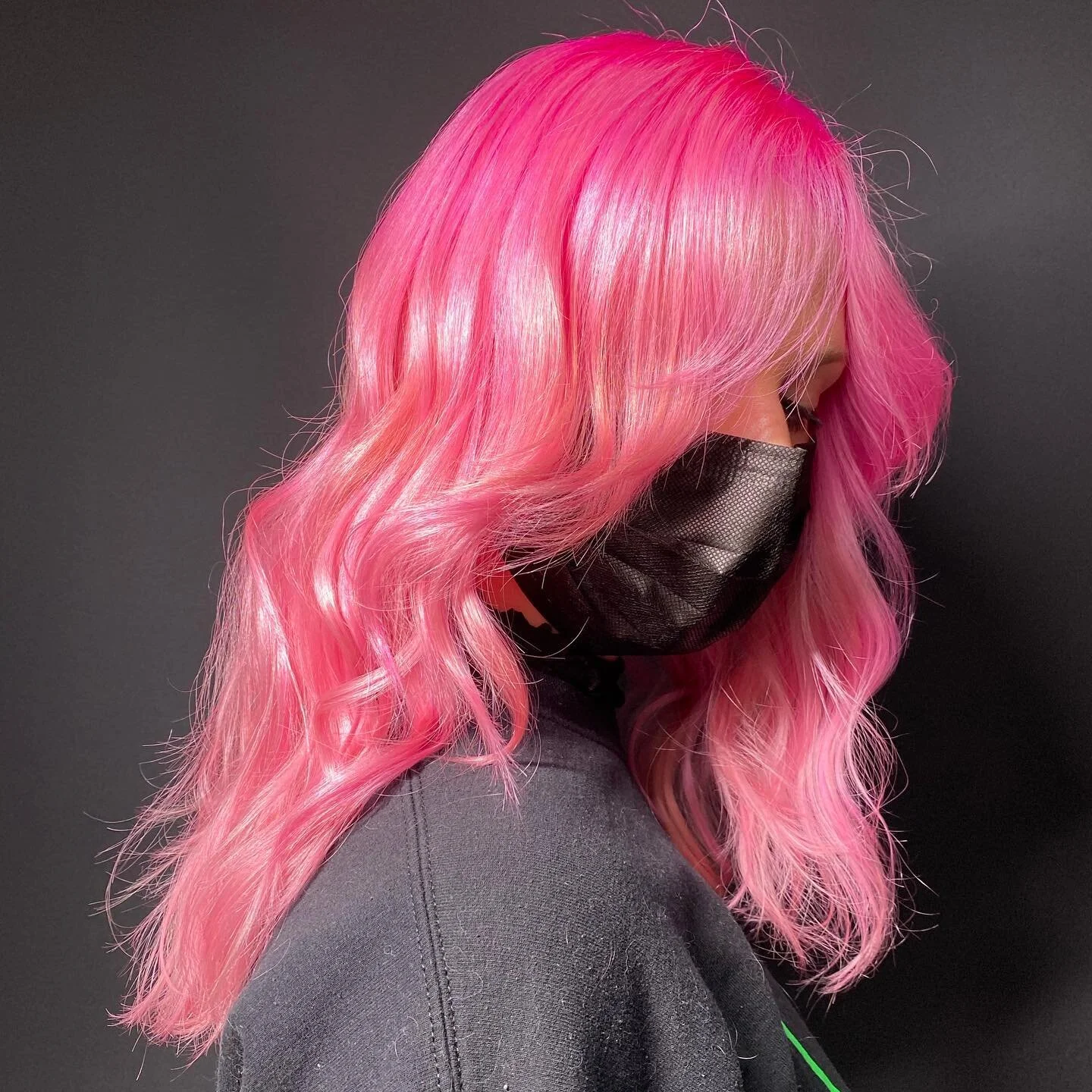 Cotton Candy pink by @kristina.d.beauty 💖💖 love this pastel pink with hot pink roots. Whether you&rsquo;re looking for a simple cut + style, flawless highlights, or an out of this world fantasy makeover- we&rsquo;ve got you covered. Link to book yo