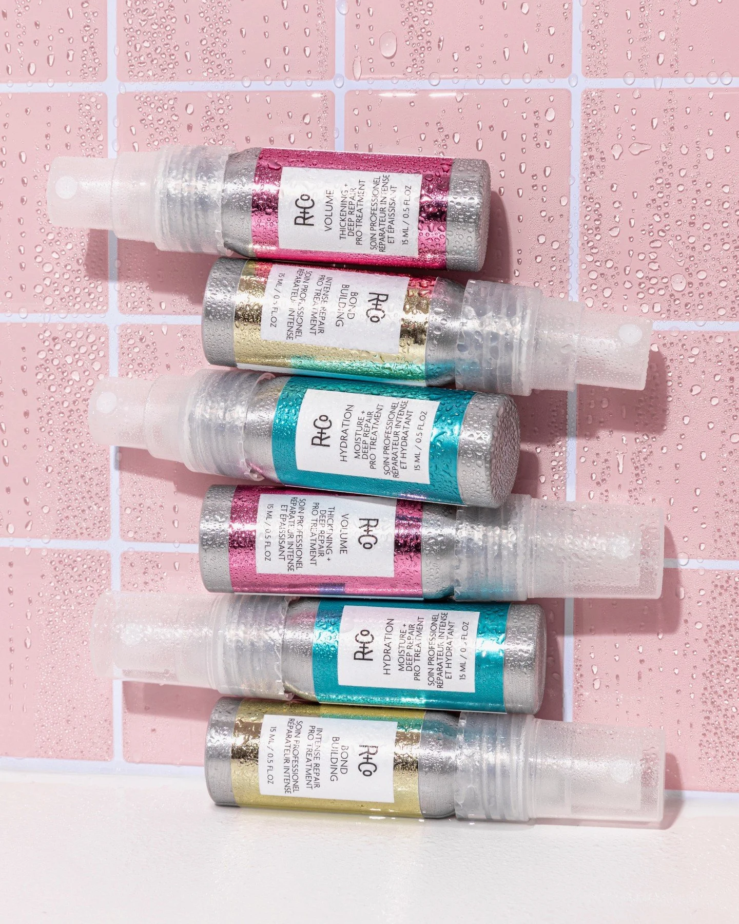 Introducing our new R+Co Pro Hair Treatments, custom in-salon treatments designed to repair, hydrate, and protect your hair from the inside out. Powered by cutting-edge bond-building technology, these treatments leave your hair soft, shiny, and stron