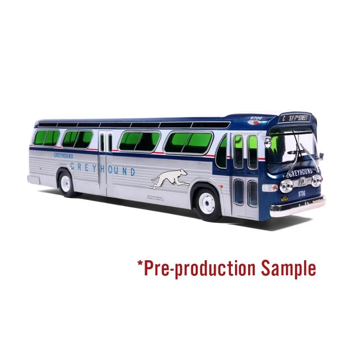 1:43 1963 GM TDH-5303 Transit Bus: Greyhound Bus Lines (43-0668)