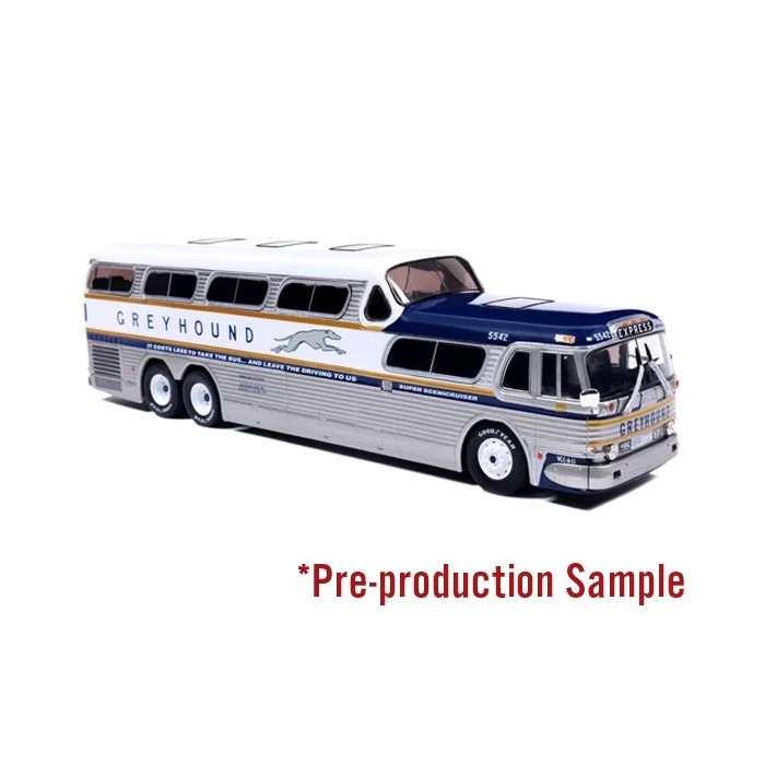1:43 GM PD-4501 Scenicruiser Coach: Greyhound Bus Lines - 50th Anniversary (43-0665)
