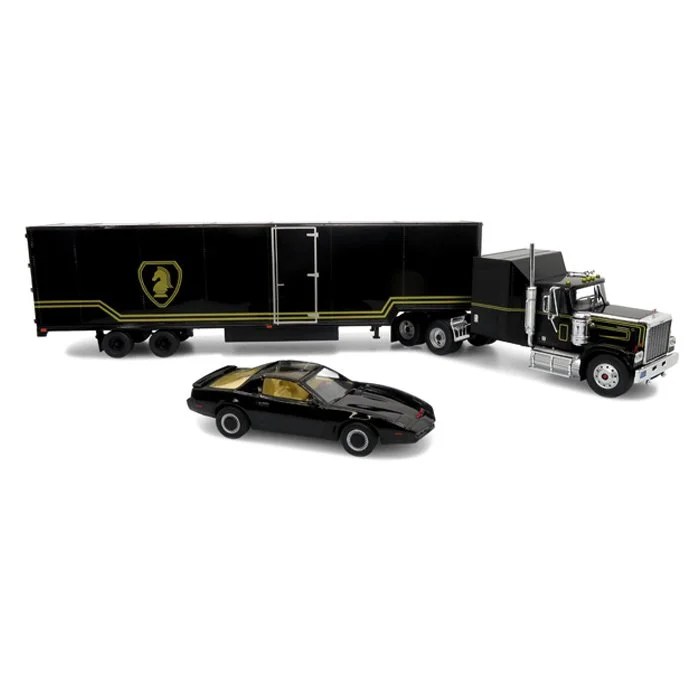 1:43 GMC General w/ Trailer & 1982 Pontiac Firebird: Knight Set (43-0639)