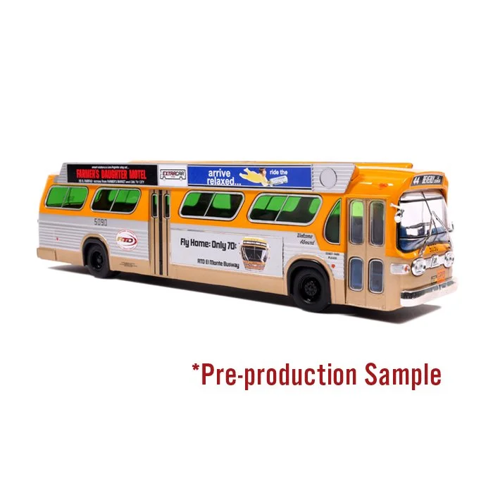 1:43 1963 GM TDH-5303 Transit Bus: Los Angeles Metro / Rapid Transit District (RTD) (43-0667)
