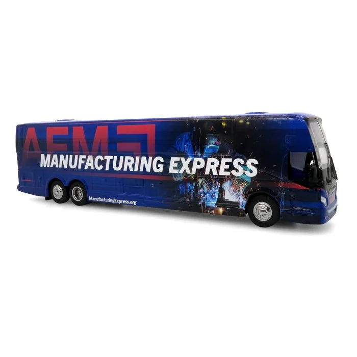 1:64 Prevost H3-45 Coach: AEM Manufacturing Express (64-0641)