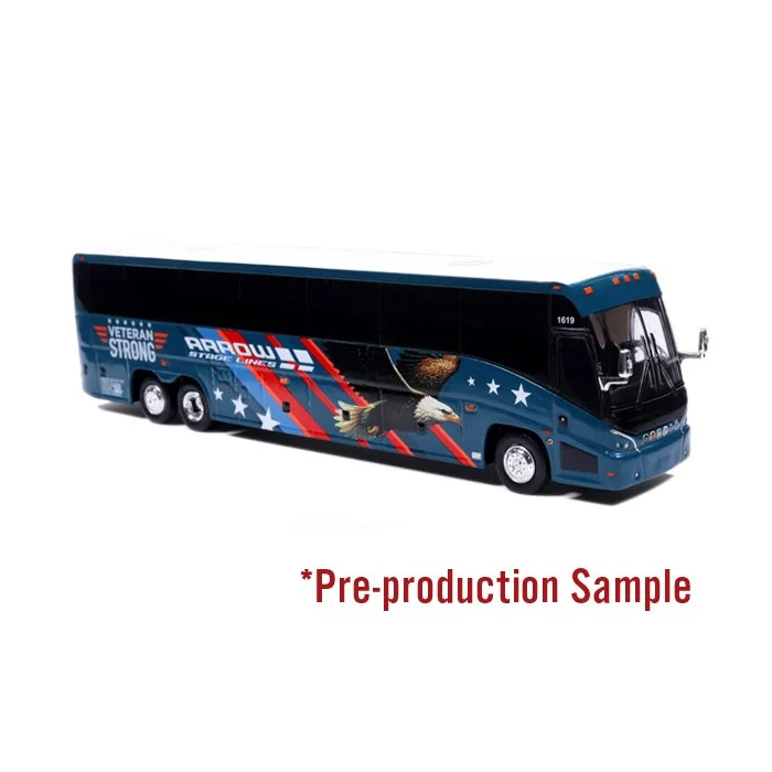 1:87 MCI J4500 Coach: Arrow Stage Lines / Veteran Strong (87-0689)