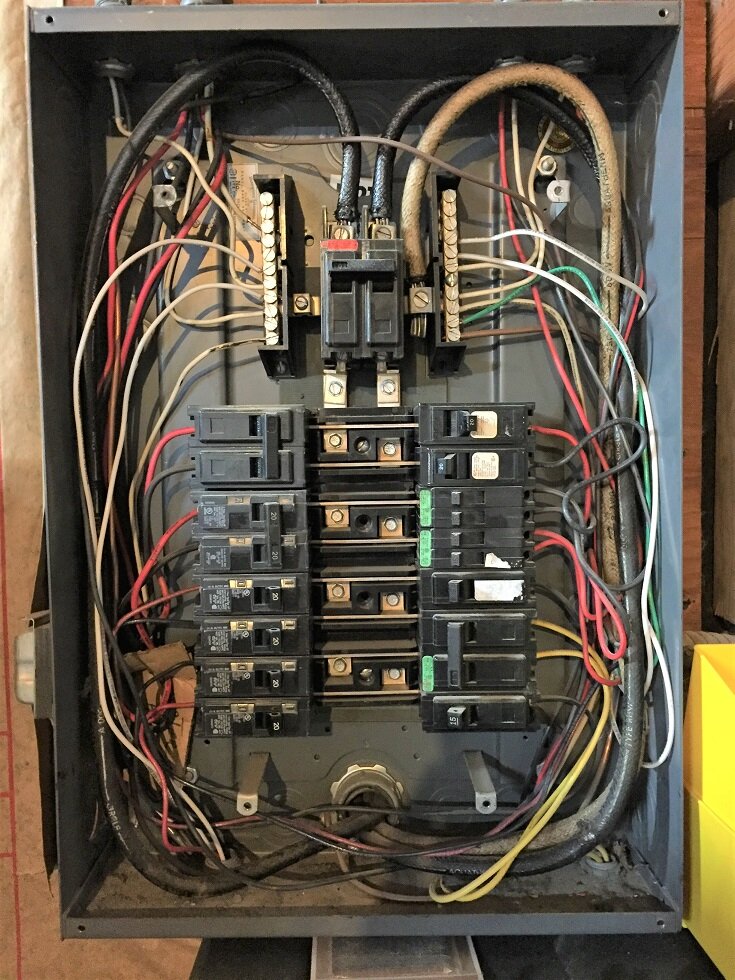 100 AMP 1960’s Residential Electric Service Panel