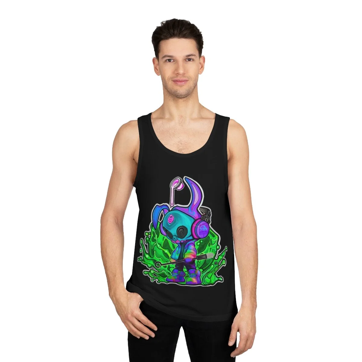 Silky Splatter Full Size Unisex "Softstyle" Tank