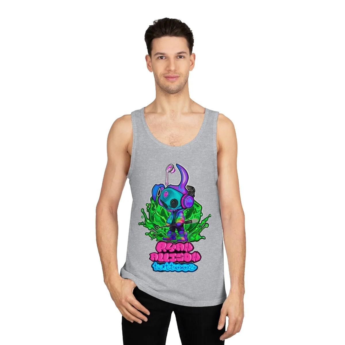 Silky Splatter Unisex "Softstyle" Tank