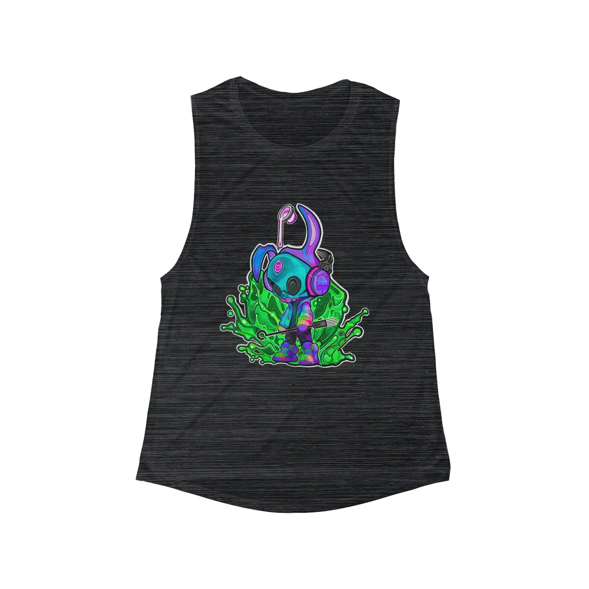 Silky Splatter Full Size Women's "Flowy Scoop" Tank