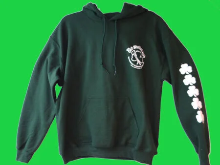 emerald green sweatshirt
