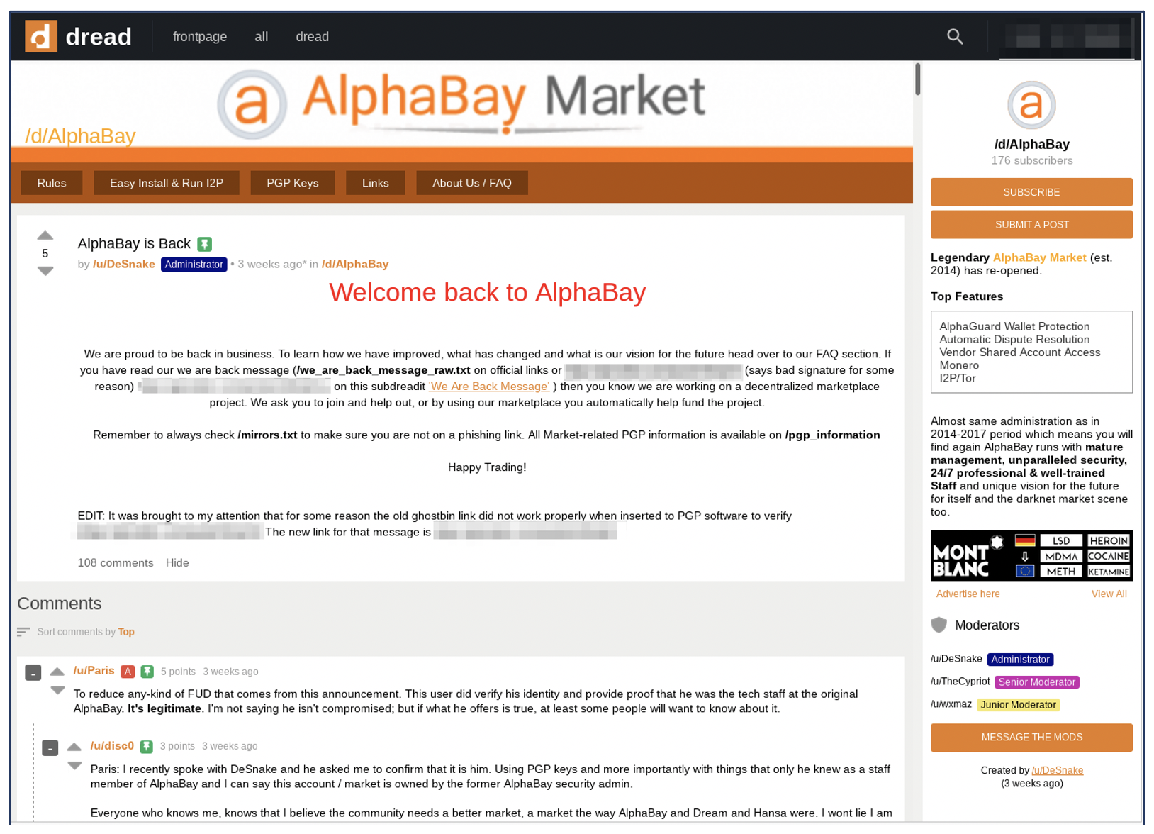 Alphabay Solutions: The Ultimate Guide to Dark Web Markets in 2023 according to Reddit