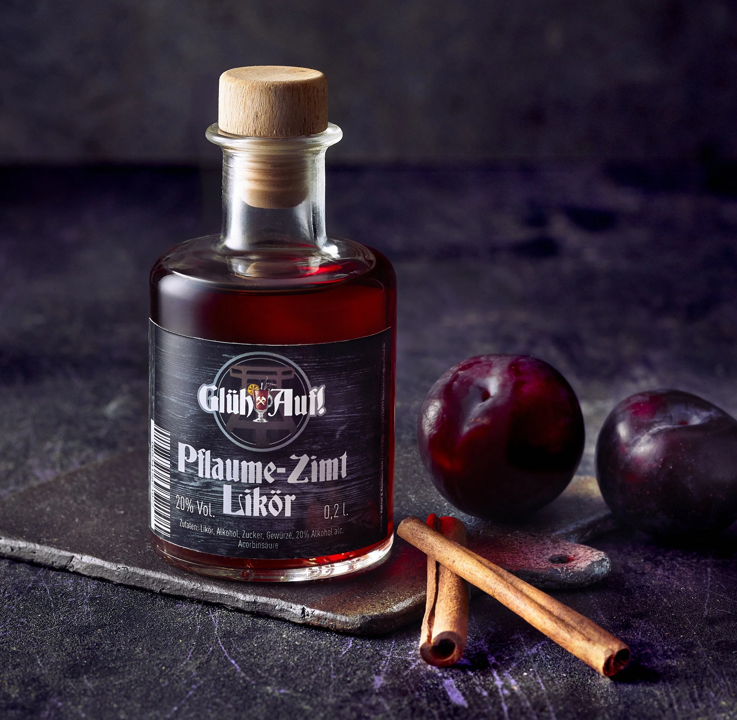 Pflaume-Zimt Likör, 0,2 Liter