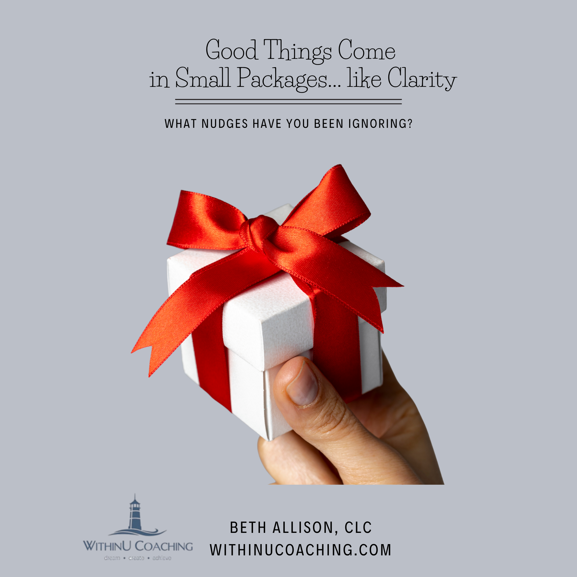 Good Things Come in Small Packages