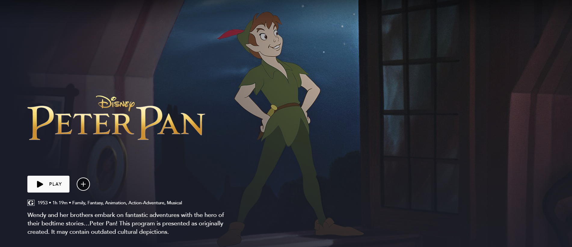 Disney, Not Content With Growing Up Either, Is Making Its Own Live-Action Peter  Pan Movie