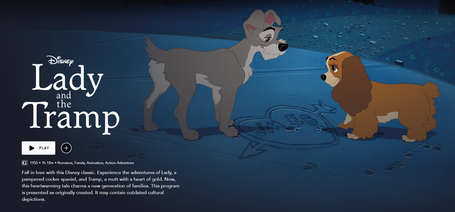 Review: Disney's Lady and the Tramp (1955) — Disnerd Movie Challenge