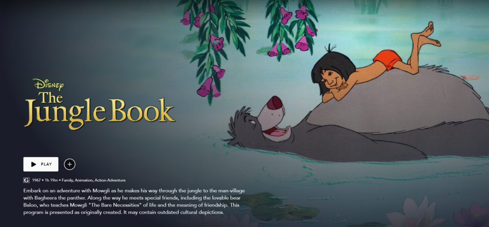 Review: Disney's The Jungle Book (1967) — Disnerd Movie Challenge
