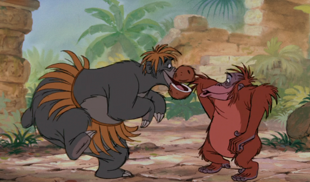 Disney's The Jungle Book 1967_Baloo and KingLouie