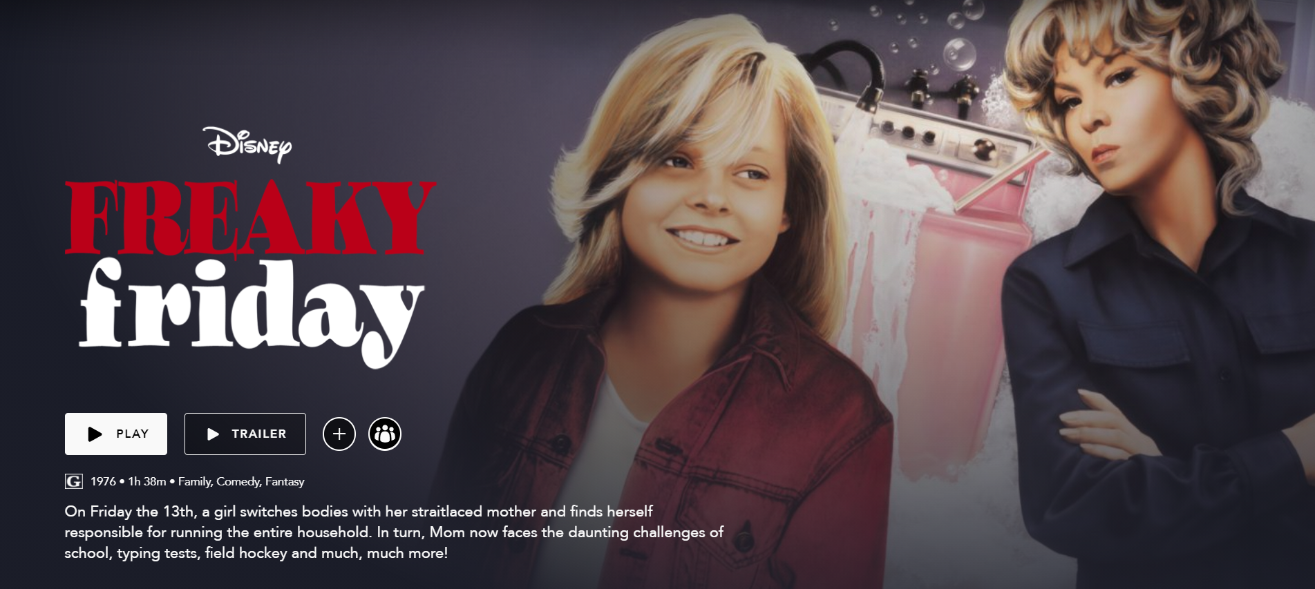Review Disney s Freaky Friday 1976 Disnerd Movie Challenge