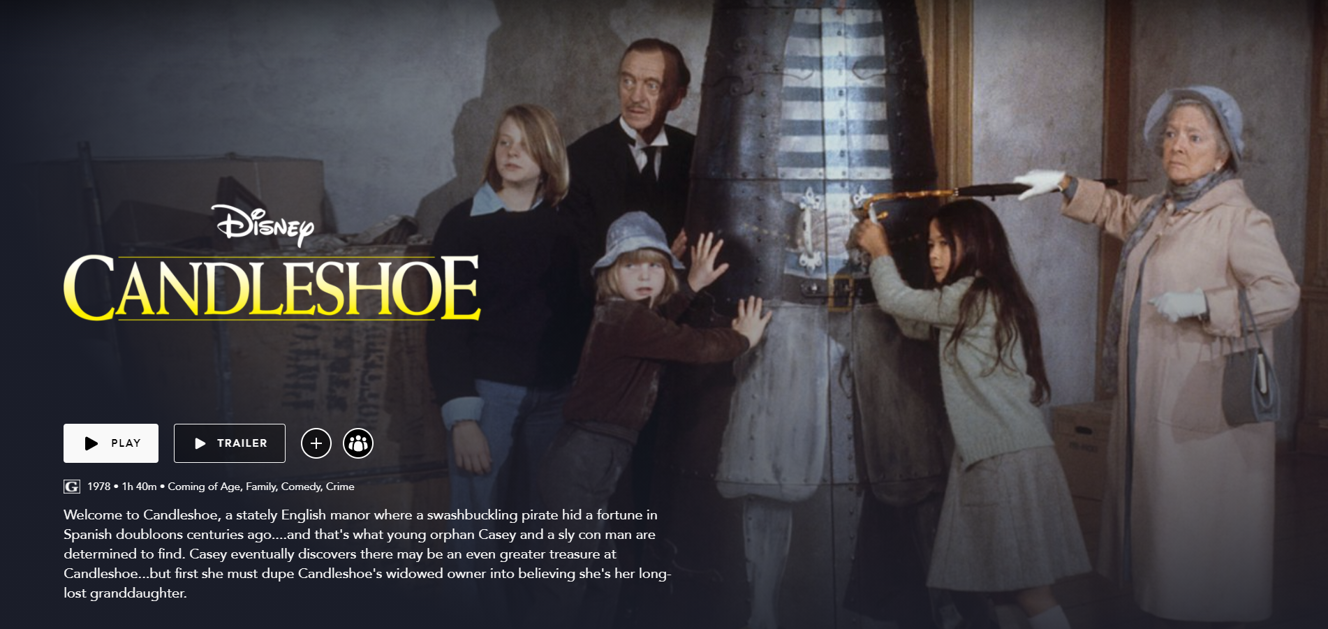 Review Disney's Candleshoe (1978) — Disnerd Movie Challenge