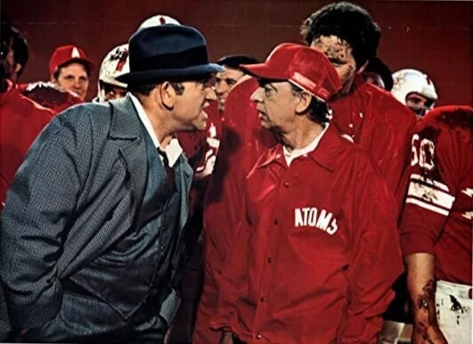 Disney's Gus (1976)_Edward Asner as Hank Cooper and Don Knotts as Coach Venner