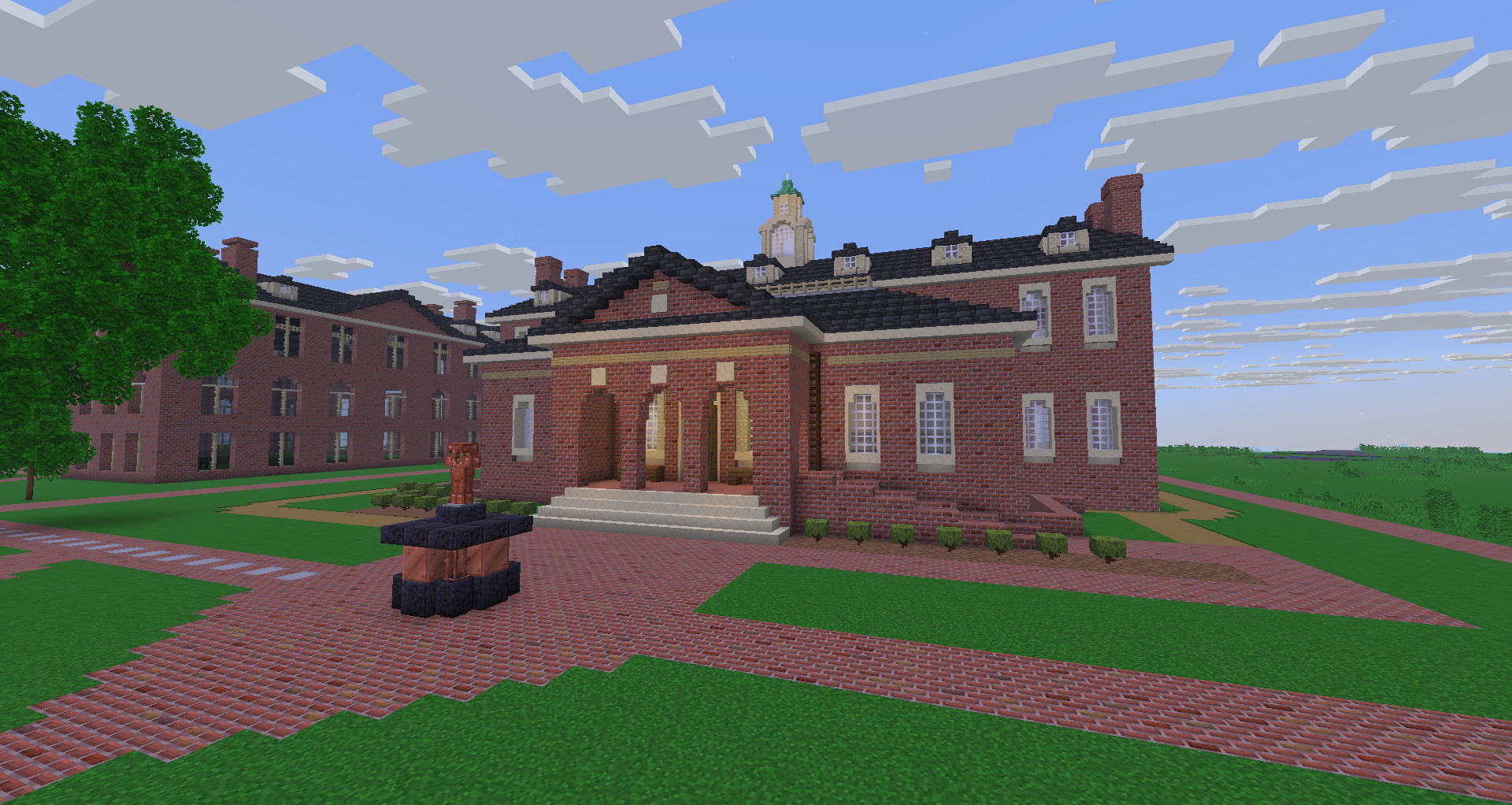 Campus is Always Under Construction. But This Time, One Man is Doing It Block by Block