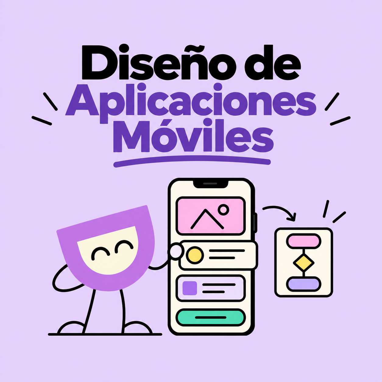 Descubre proyectos para diseñar interfaces, recorridos y experiencias móviles desde la idea hasta el prototipo.