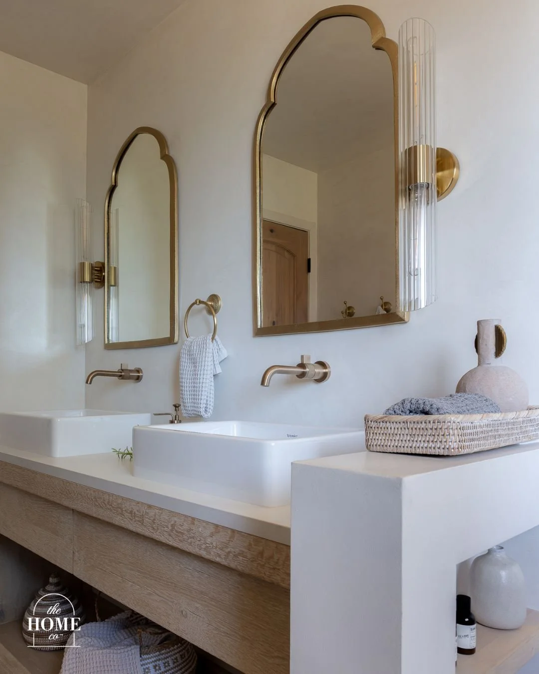 ✨ Project Reveal (Part 2): Inverness Guest Bathroom ✨
We’re back with another look—this time, the vanity area. Because if the world’s going to keep serving chaos, at least your morning routine can feel like a boutique hotel check-i
