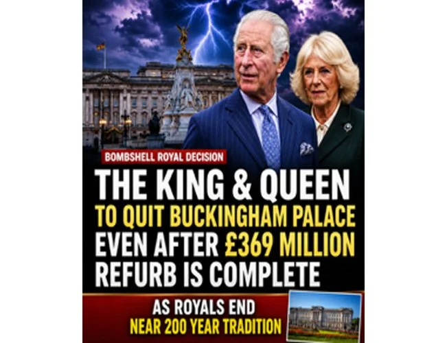 THE KING AND QUEEN TO REMAIN AT CLARENCE HOUSE AS BUCKINGHAM PALACE ENTERS A NEW ERA