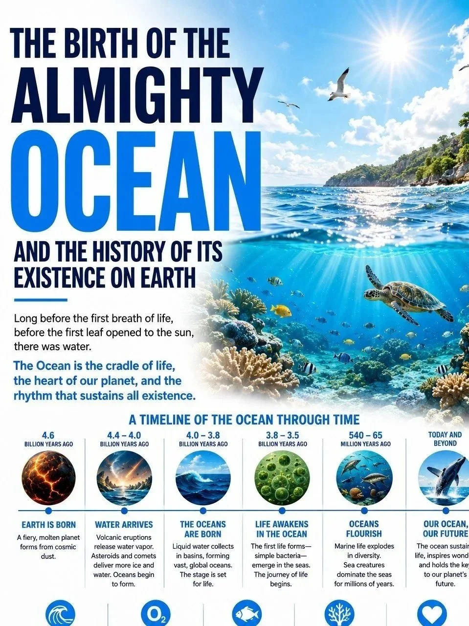 THE BIRTH OF THE ALMIGHTY OCEAN