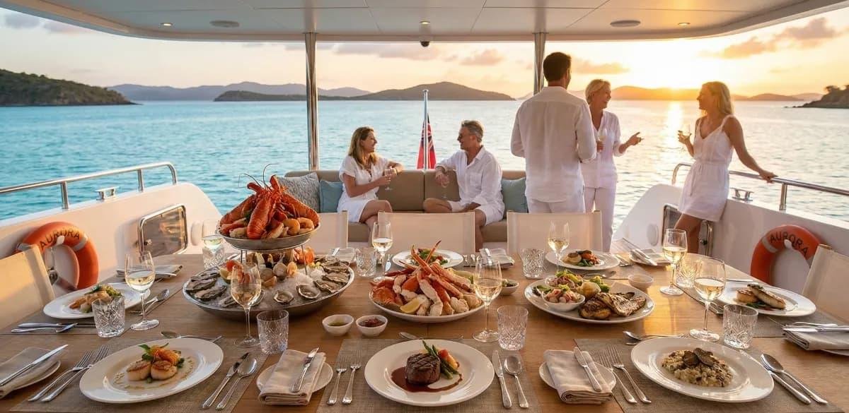 DINING ON THE OCEAN — THE EXTRAORDINARY WORLD OF PRIVATE YACHT CHEFS