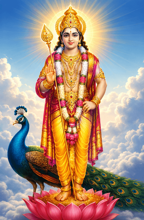  LORD MURUGAN : THE DIVINE WARRIOR WHO CONQUERS DARKNESS WITH LIGHT