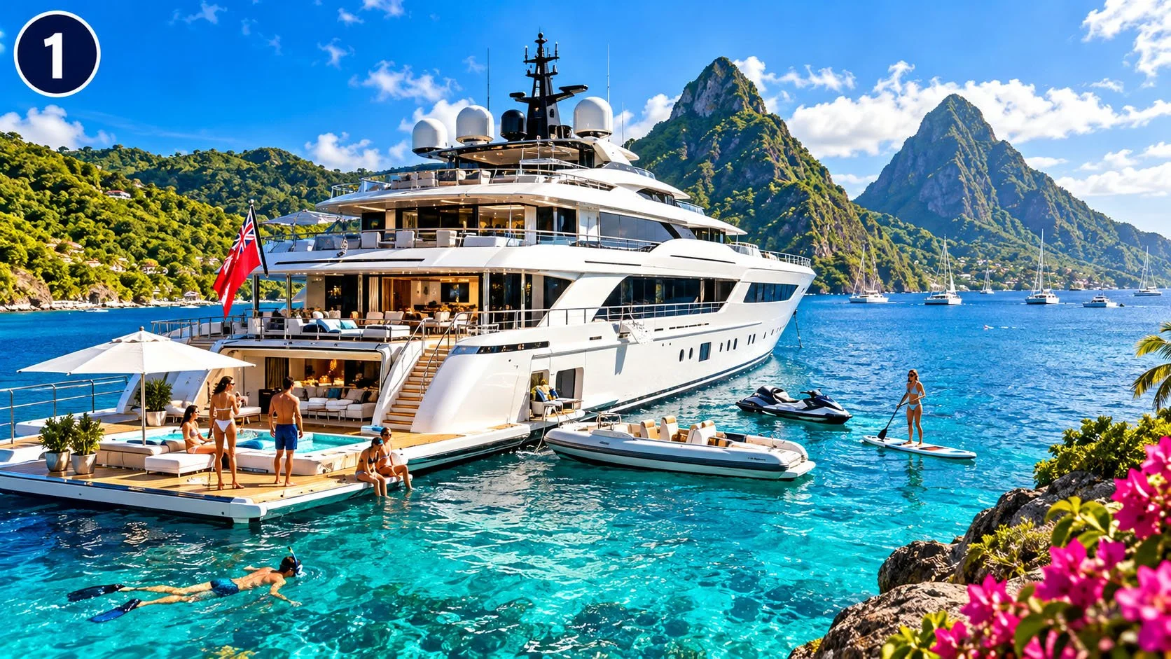 THE FLOATING PALACES OF THE CARIBBEAN