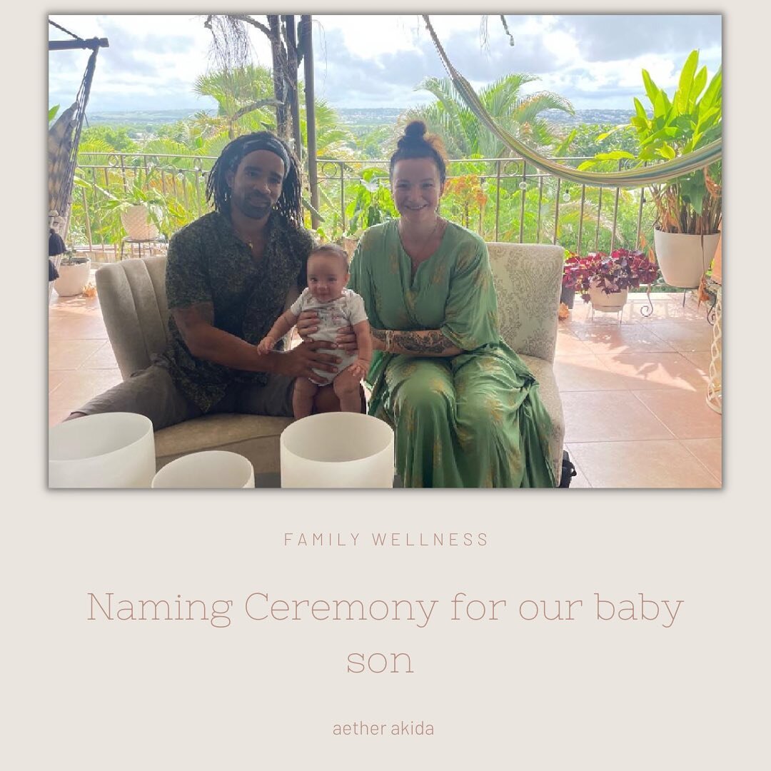 Today we hosted a very small Naming Ceremony for close family and godparents, to welcome our son Aether Akida into the world. Beautiful words were offered as well as a short sound healing to seal in the positive energy for this new spark of conscious
