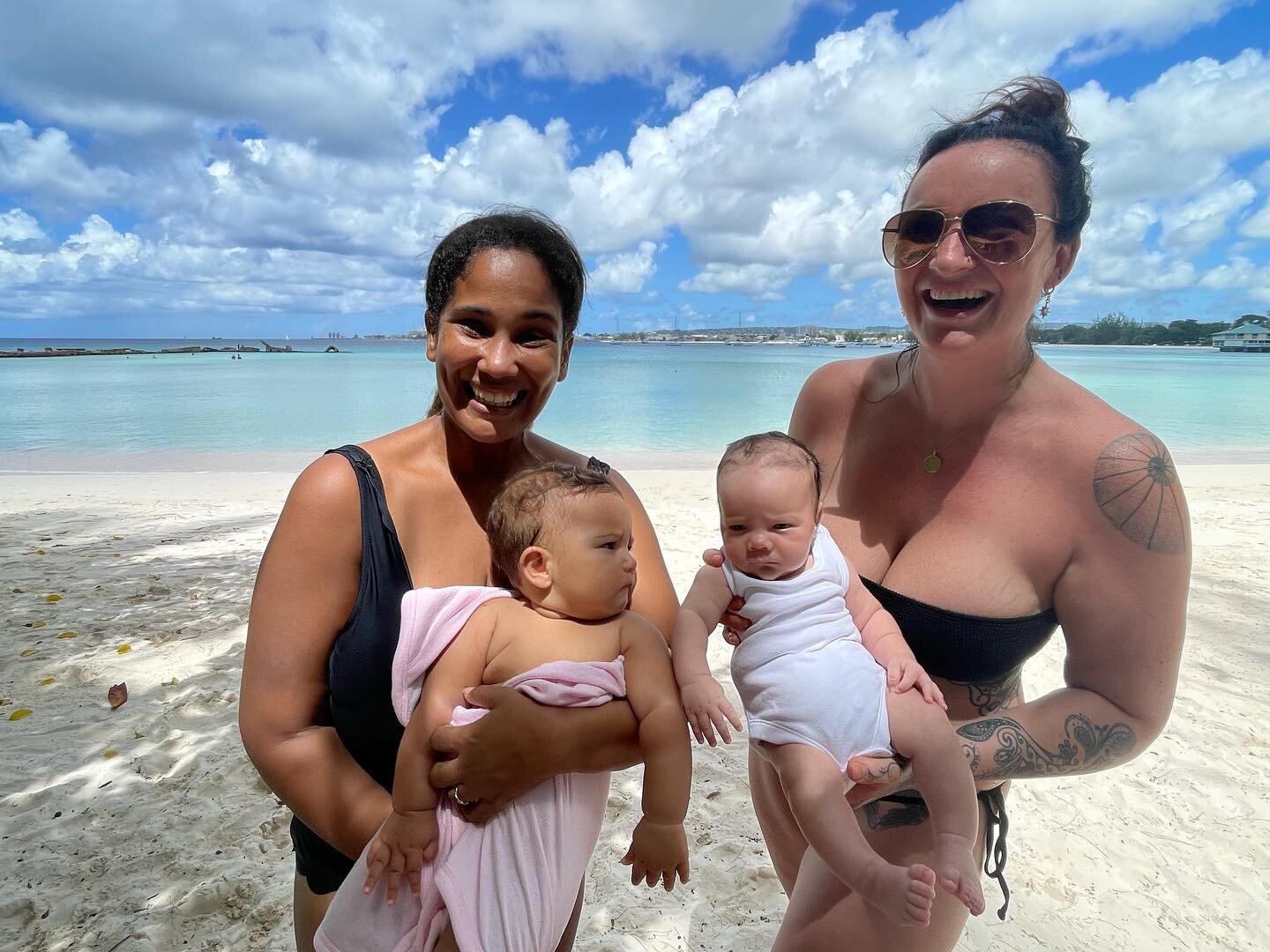 @n_mcchlery and @mcchlery were wonderful Calm Birth students, fast forward a few months and our babies are finally meeting&hellip; not sure how calm they look but they&rsquo;ll soon be best friends ☺️

Calm Birth is a program of meditations for pregn