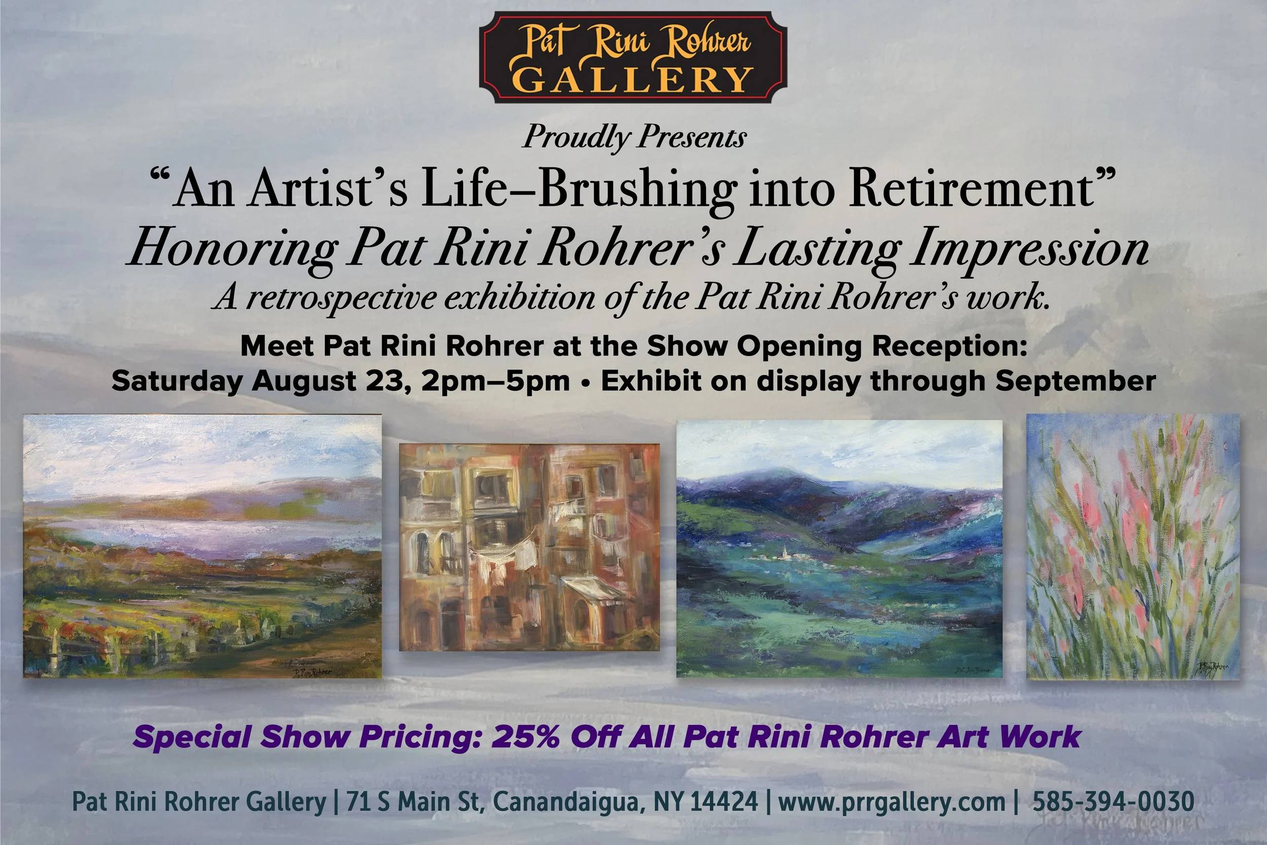 An Artist's Life Opening Reception