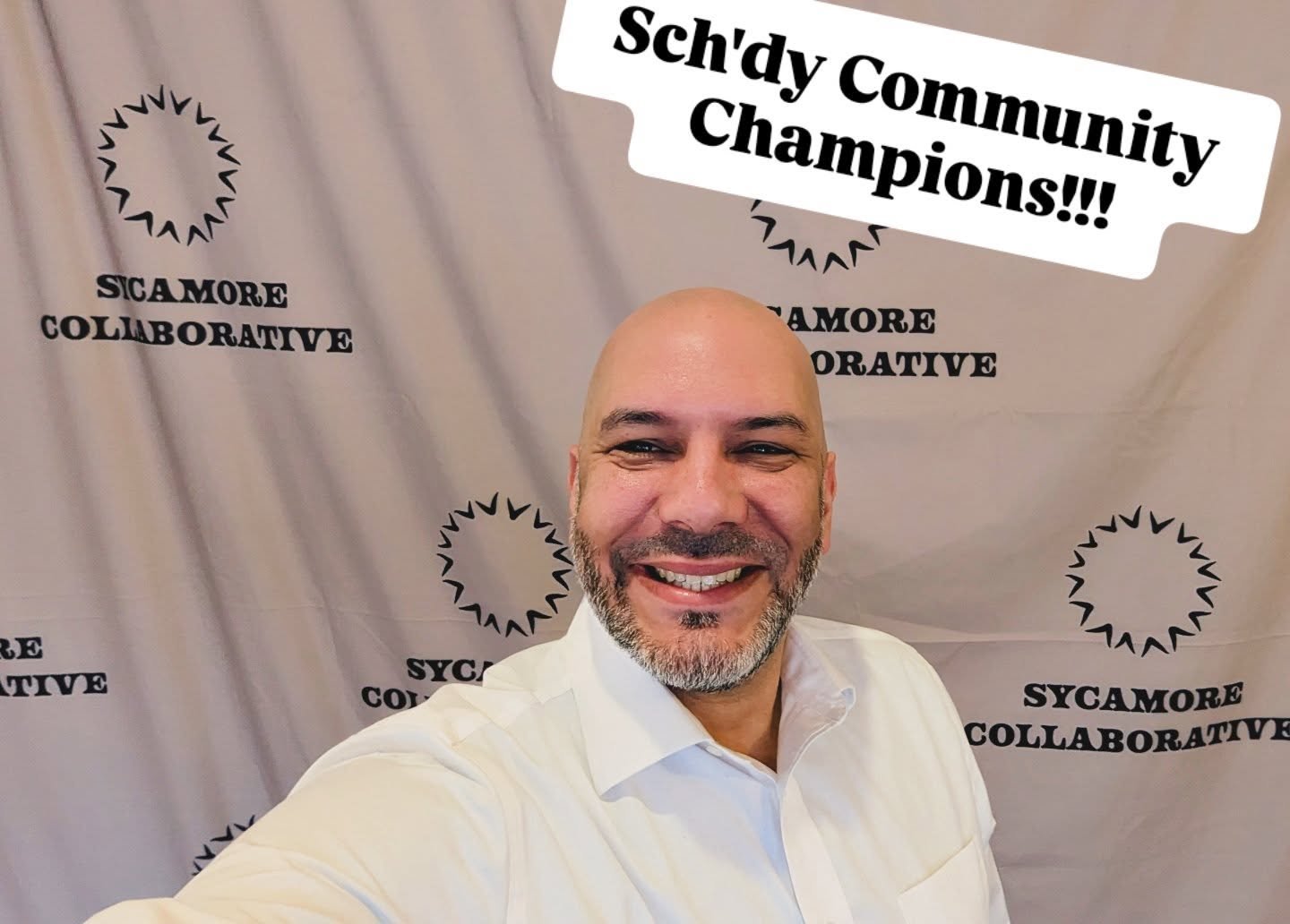 Getting ready! In 30 minutes we'll join a SOLD OUT event to celebrate community leaders and efforts that seek to lighten the burdens of many in Schenectady.

@SycamoreCollaborative

And in doing so, we will also celebrate the work and legacy of Walte