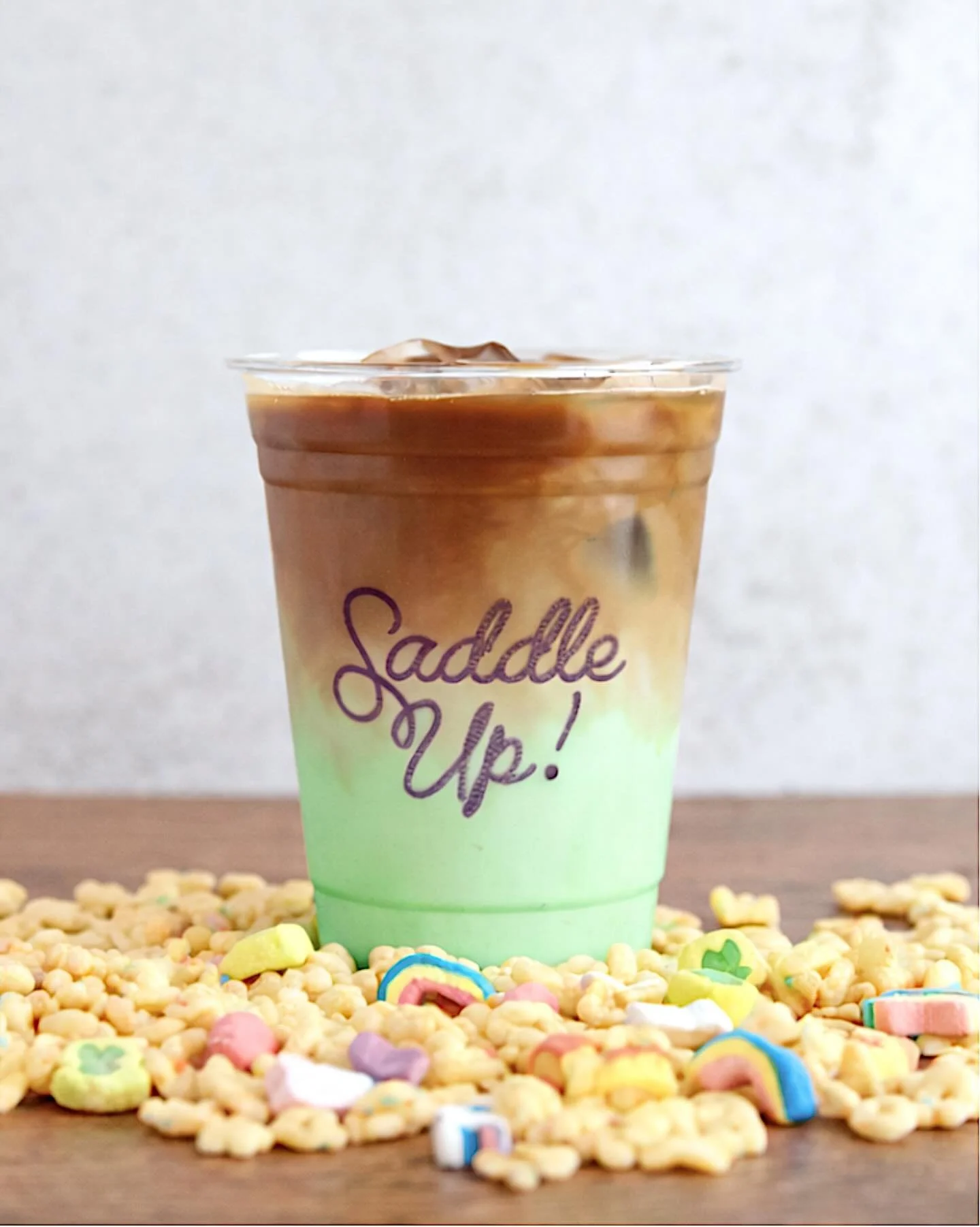 Our cereal milk of the month is Lucky Charms 🍀🤞🏼 Available on the weekends only! If you come on Saturday (3/7) get it for $5 for National Cereal Day 🥣🌈