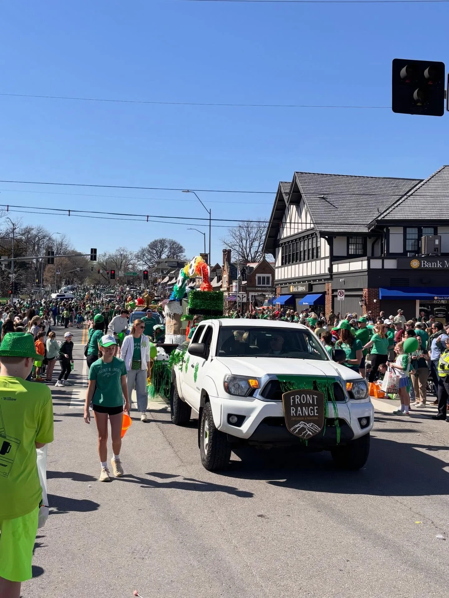 Adding a new award to the shelf🏆 BEST USE OF THEME YEAR #2 🌈⚽️ Thanks to all who came to the Brookside Parade on Saturday &amp; saw our float! Come in and use those drink tokens☕️🍀