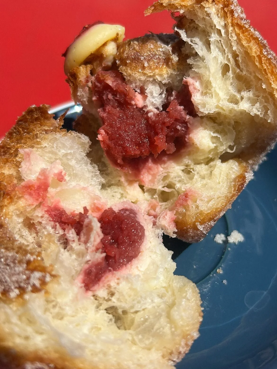 New addition to the pastry case‼️ Meet the Cruffin, the best parts of a croissant and muffin combined🥐 With a delicious berry or lemon filling, it&rsquo;s truly the perfect pastry. Available now☕️