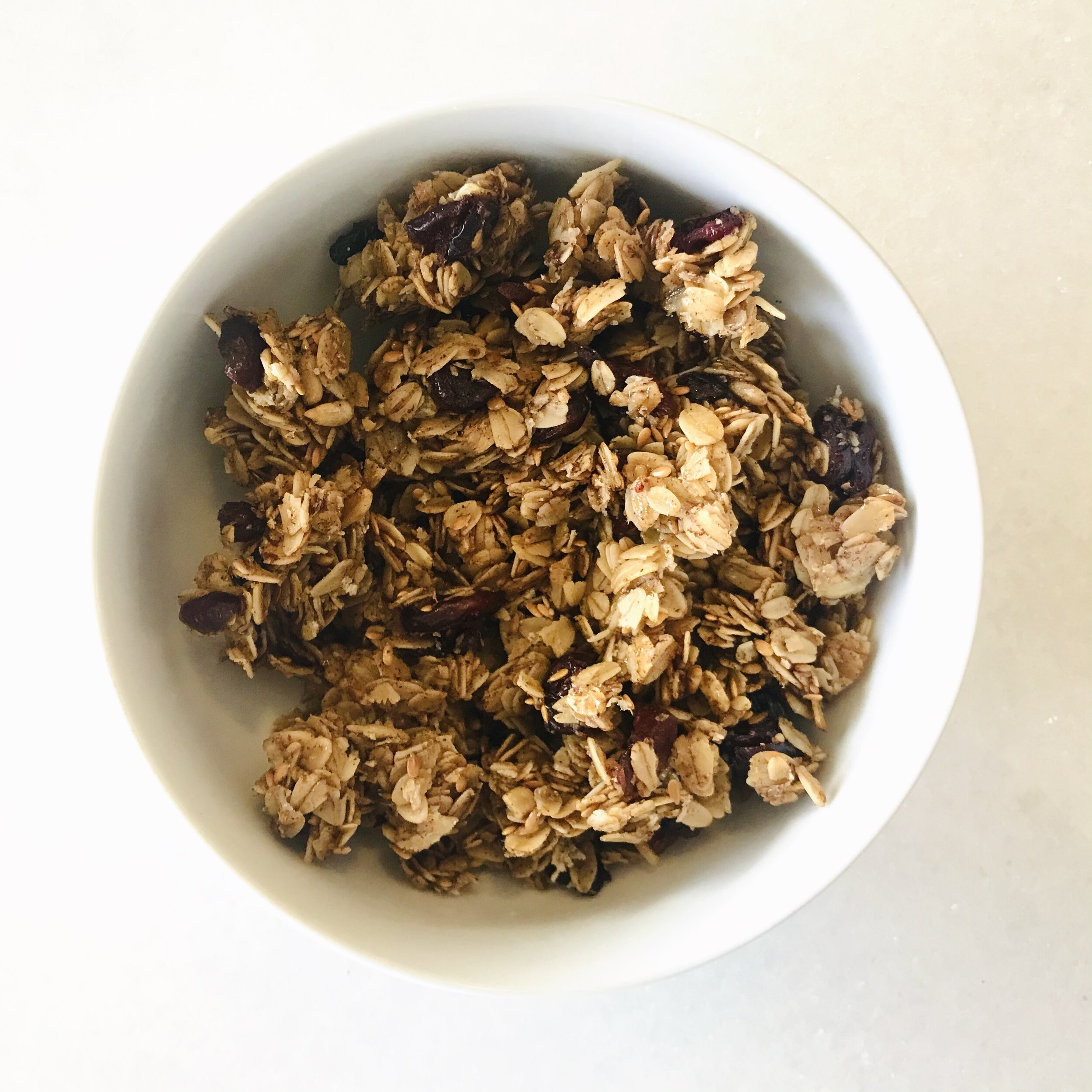 Cinnamon Honey Cranberry Granola