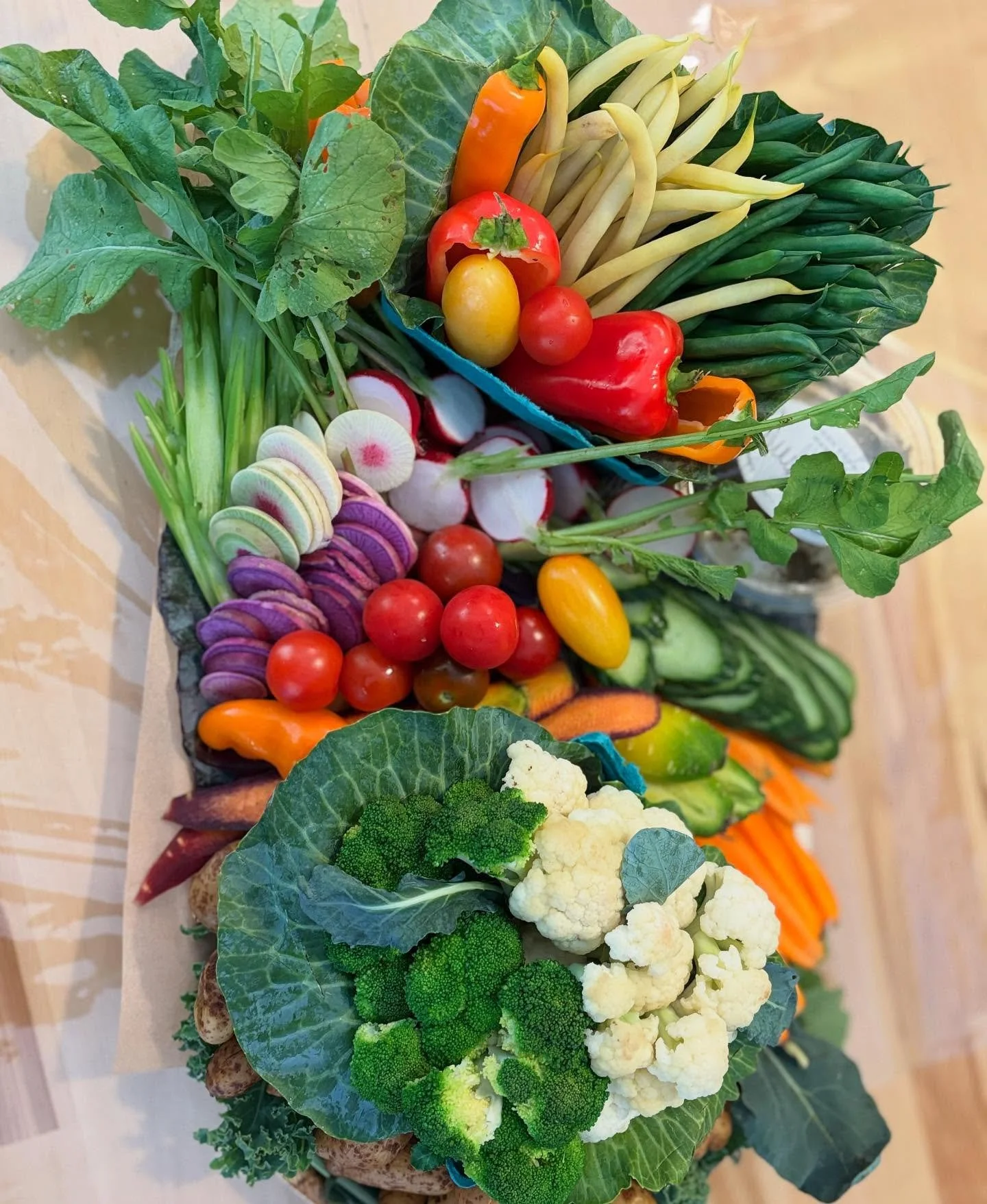 Happy Double Baby Shower to 
Rosie & Christine! What a beautiful day for a celebration with our fresh from the farmer crudités platter. 
Here’s to a lifetime of love and laughter for all the cousins and family. Thanks for including