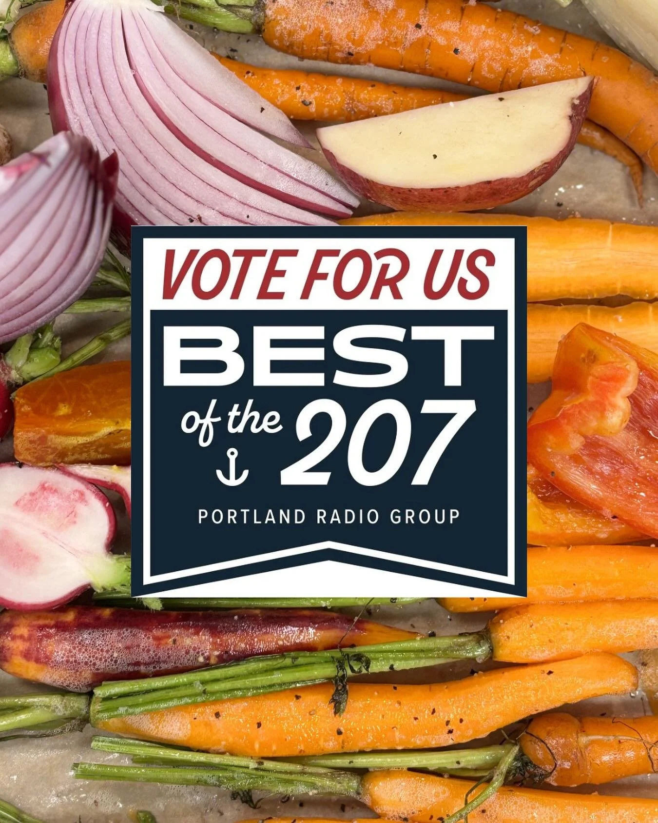 A couple more days to get your votes in. 
If you love what we do, say it loud and proud!

Best of the 207.com
Vote/Eat &amp; Drink
Bakery
Catering
Dessert
 Lunch Spot
Sandwiches
Vegan/Vegetarian 

Shopping
Specialty Food Store

Thanks Y&rsquo;all!😊
